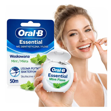 ORAL-B Essential Floss dental floss 50 meters ❤️ Laroxy.co.uk