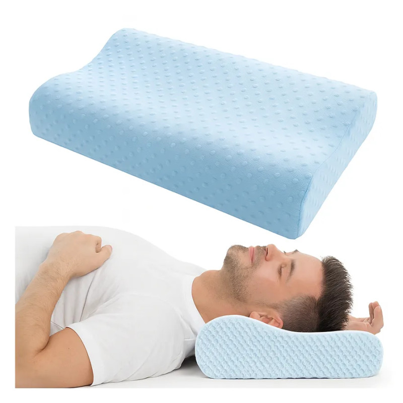 Orthopedic foam sleeping pillow for the spine ❤️ Laroxy.pl
