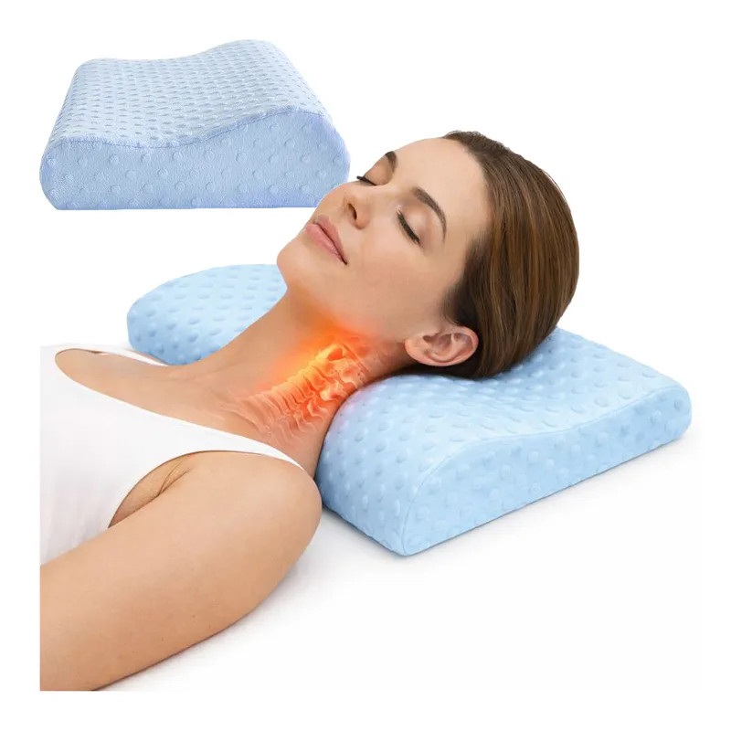 Orthopedic foam sleeping pillow for the spine ❤️ Laroxy.pl