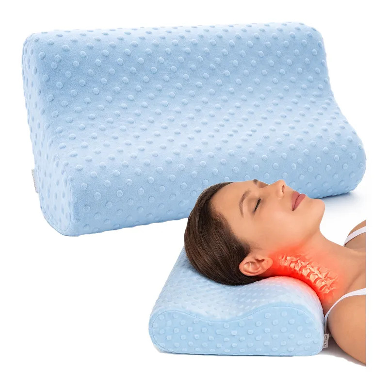 Orthopedic foam sleeping pillow for the spine ❤️ Laroxy.pl