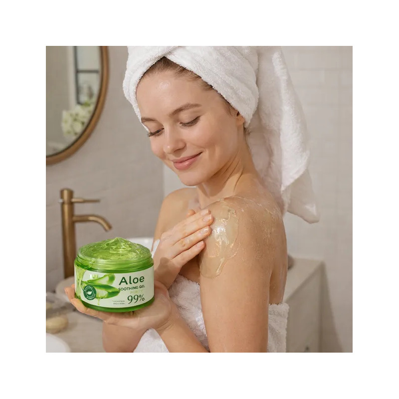 Czysty żel aloesowy do twarzy i ciała ALOE VERA 300ml   ❤️ Laroxy.pl