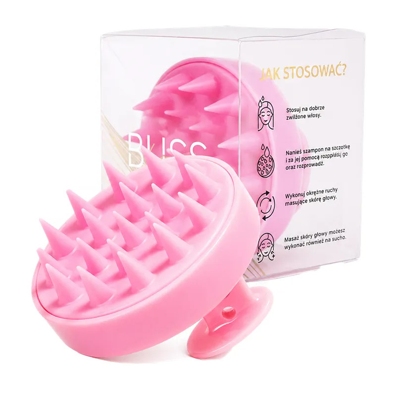 Silicone brush for hair washing and head massage massager ❤️ Laroxy