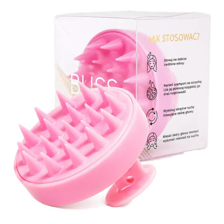 Silicone brush for hair washing and head massage massager ❤️ Laroxy