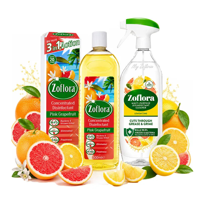 Zoflora concentrate cleaning disinfectant liquid+ Spray ❤️Laroxy