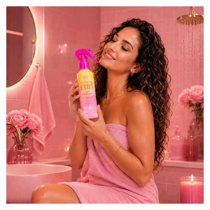 SLS-free leave-in conditioner for curly hair ❤️ Laroxy
