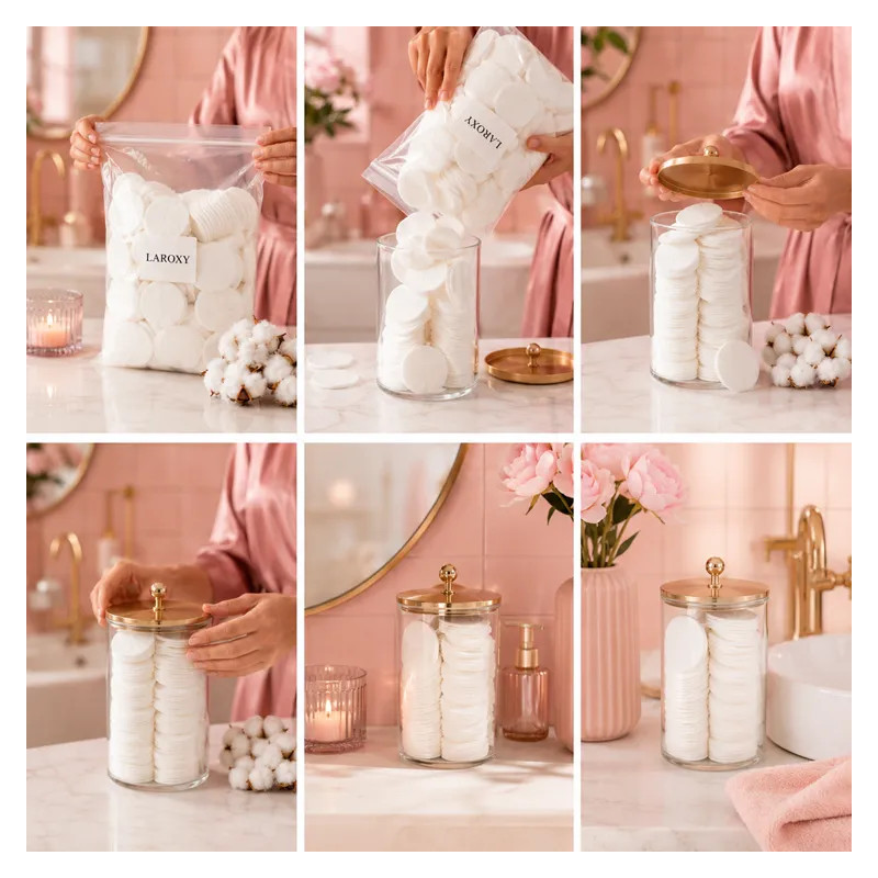 Cosmetic cotton pads 500g stock ❤️ Laroxy.pl