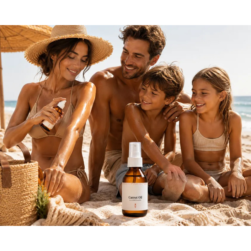 Carrot oil tanning accelerator self-tanner ❤️ store Laroxy.pl