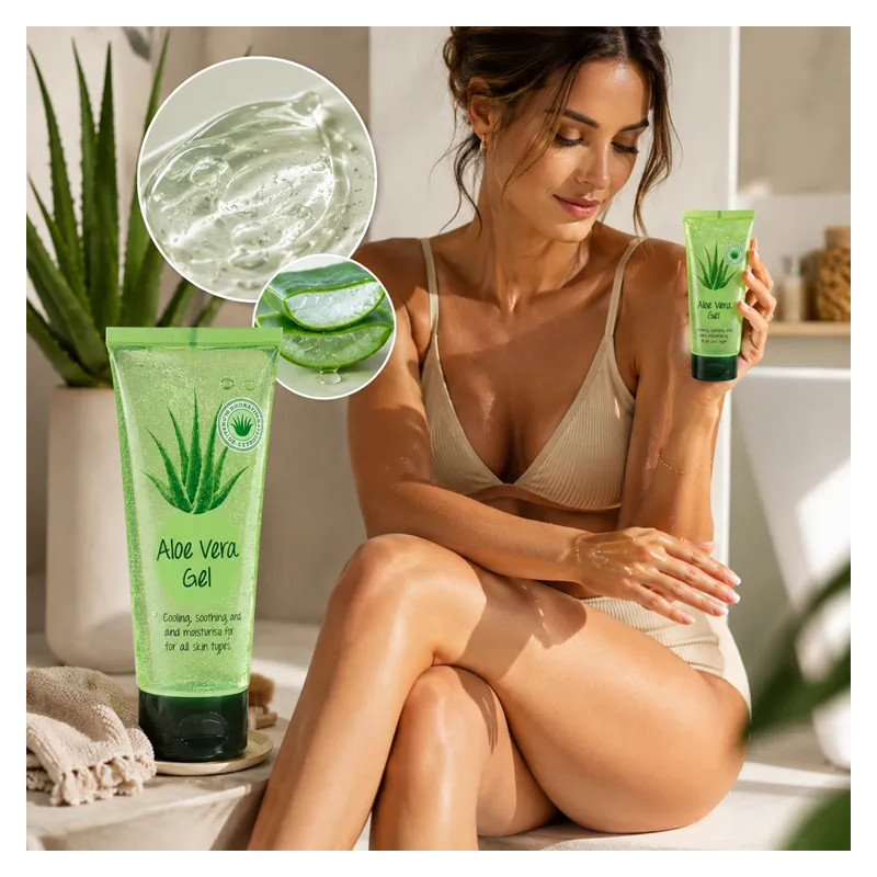 Pure Aloe Vera Gel for Face and Body After Sun Exposure ALOES   ❤️ Laroxy.pl