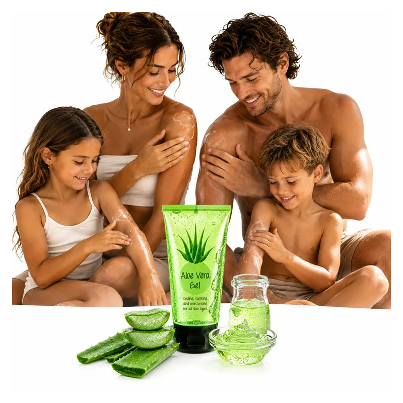 Pure Aloe Vera Gel for Face and Body After Sun Exposure ALOES   ❤️ Laroxy.pl
