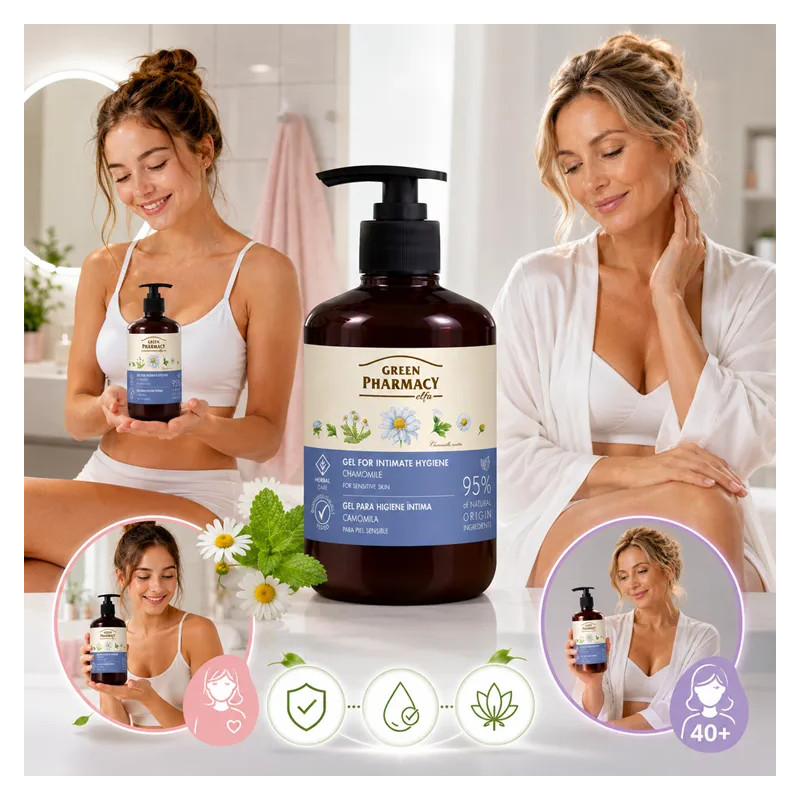 Calendula & Tea Tree Intimate Hygiene Gel - Laroxy.pl