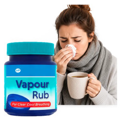 Maść do nacierania rozgrzewająca na przeziębienie inhalacji ❤️ Laroxy