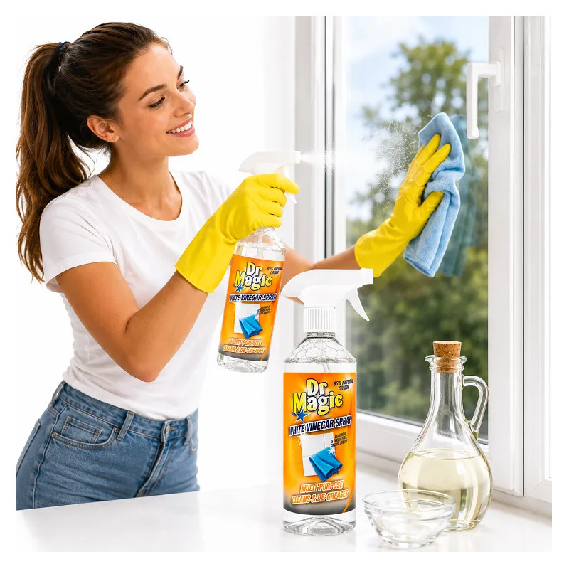 Vinegar-Based Cleaning Solution for Kitchens, Bathrooms, and Windows ❤️ Laroxy