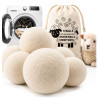 WOOL BALLS FOR THE DRYER—natural wool ❤️ Laroxy.pl