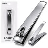 Nail clippers for fingernails and toenails, steel  ❤️ Laroxy.pl