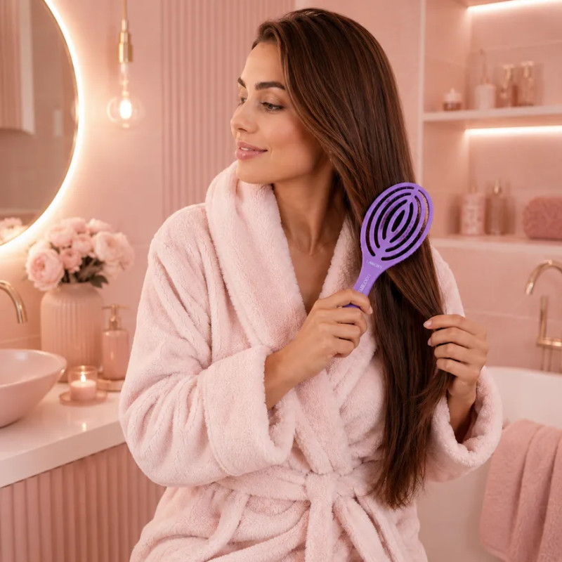 Hairbrush for Wet and Dry Hair and Blow-Drying Conditioners ❤️ Laroxy.pl
