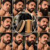 Boar Bristle Beard Brush for Beard Growth + Comb 🖤 Deniro